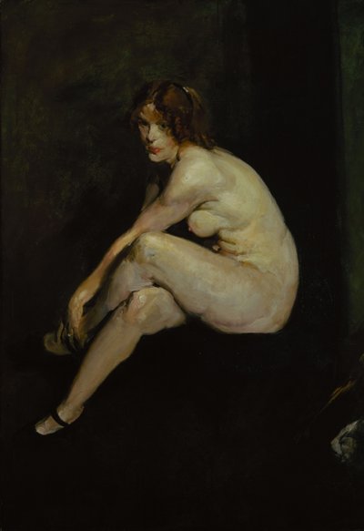 Chica desnuda, señorita Leslie Hall de George Wesley Bellows